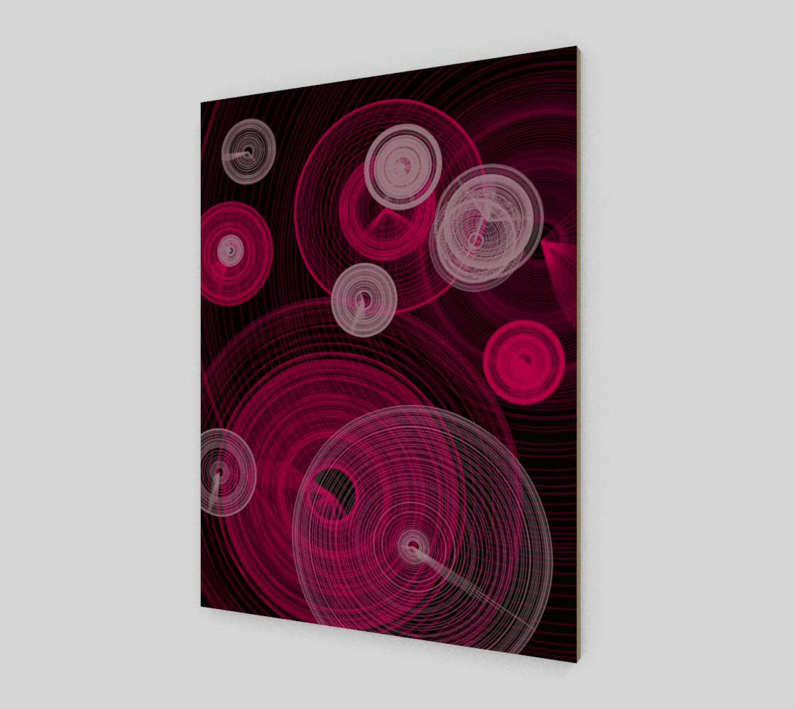 Circles Wall Art 7.5" x 10" preview #2