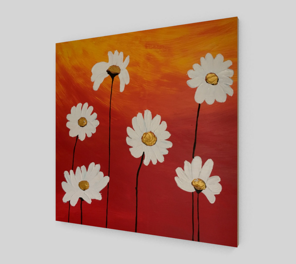 Daisy Sunset Art Print preview #2