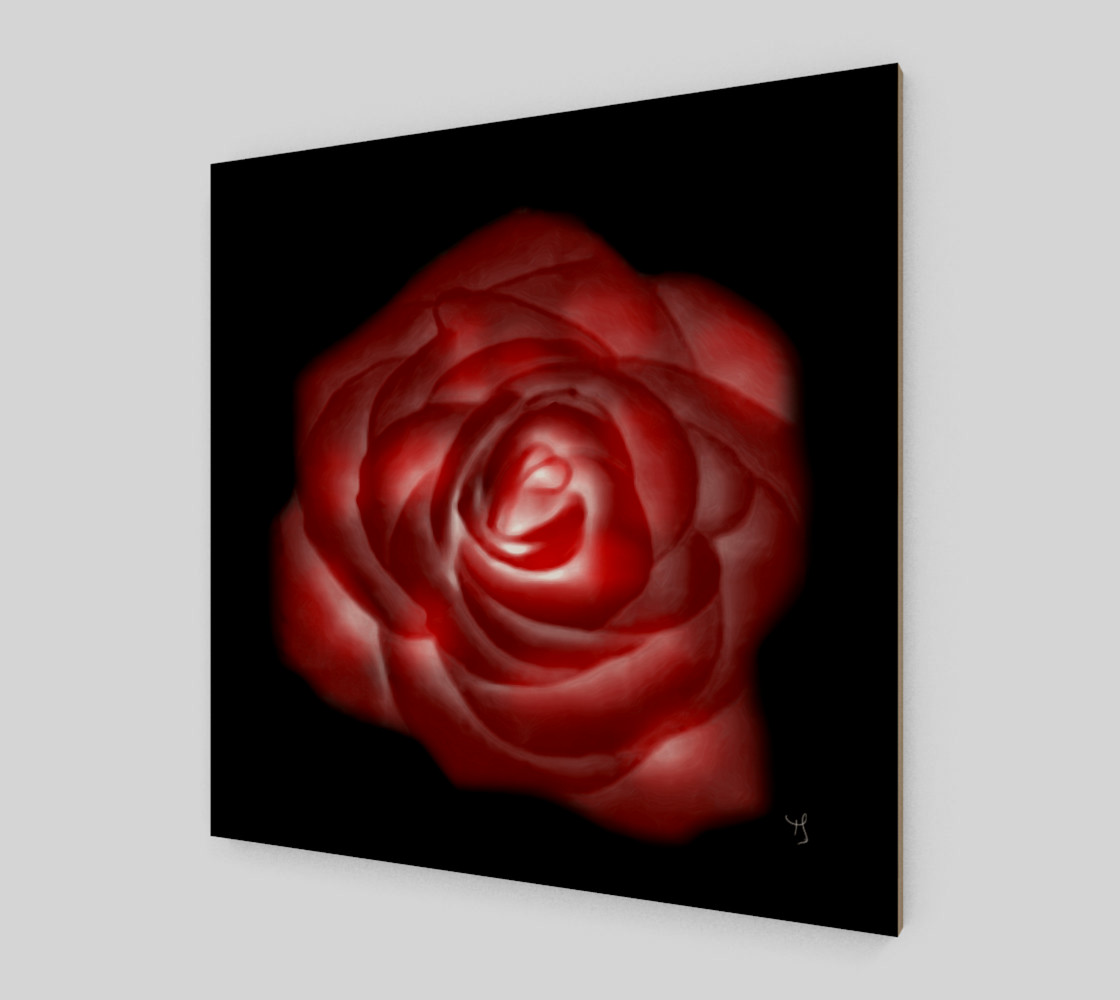 Aperçu de Glowing Rose Fine Art print by Tabz Jones #2
