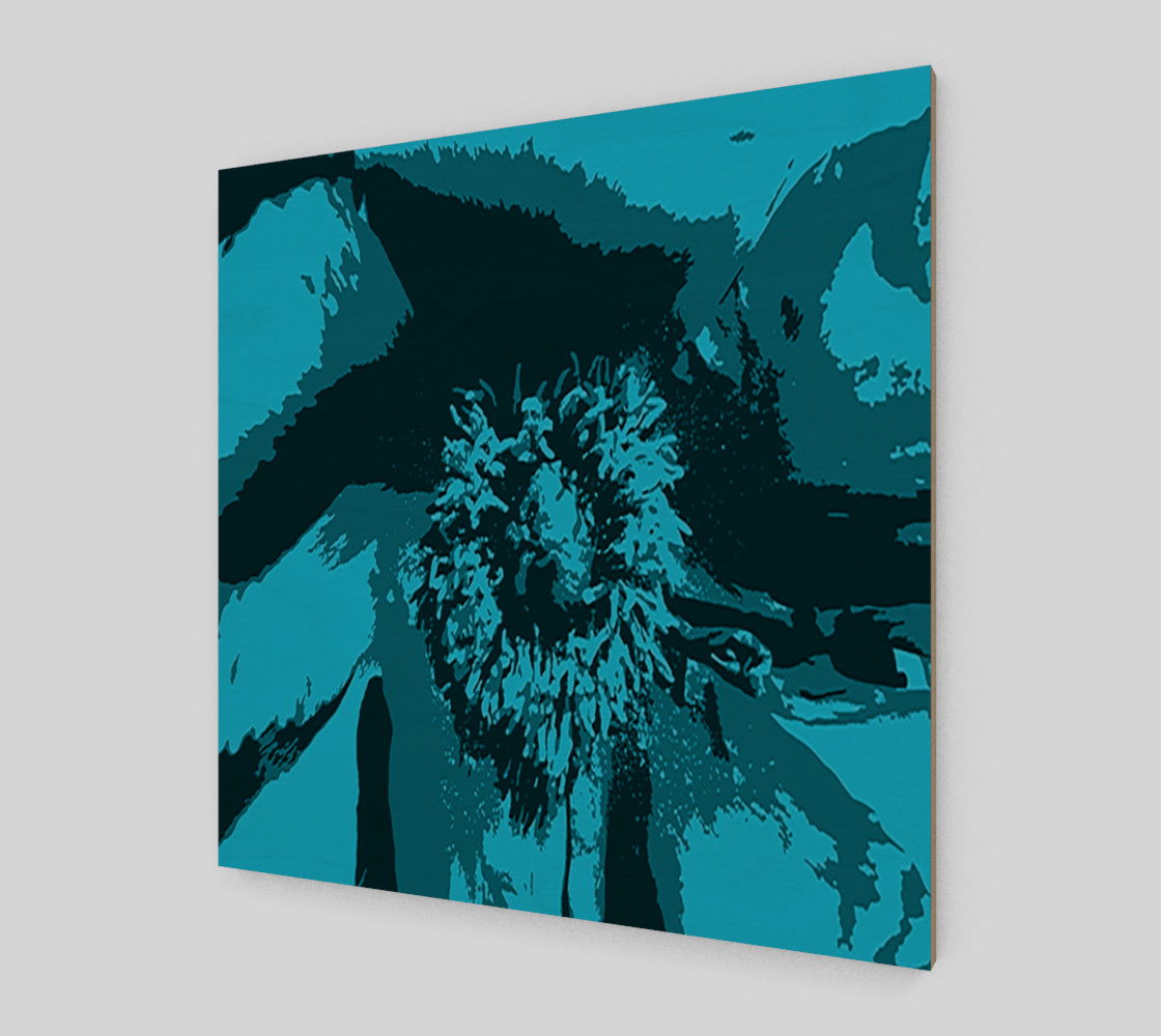 Pretty in Blue Peony Print preview #2