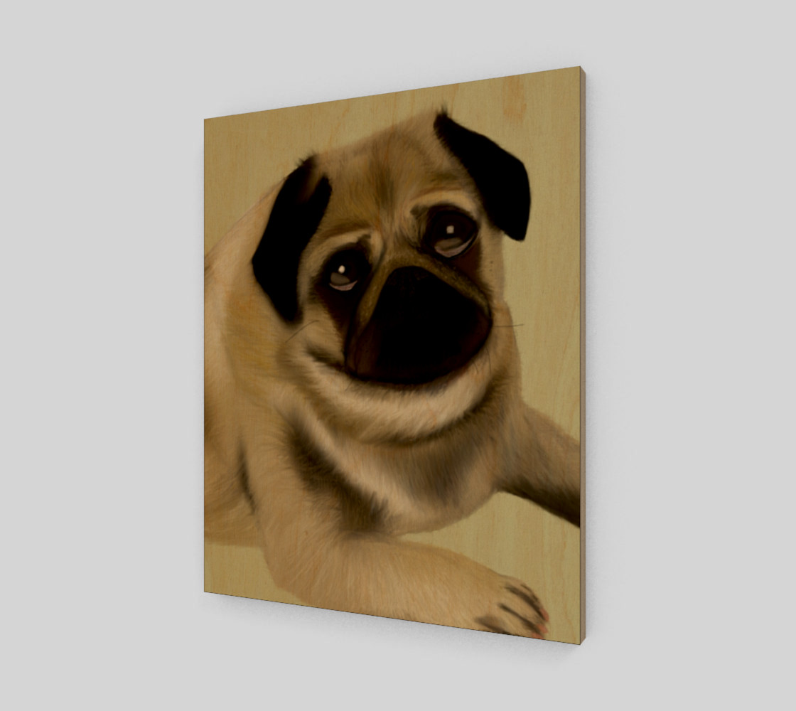 Aperçu de Pug Love Wall Art 16" x 20" #1