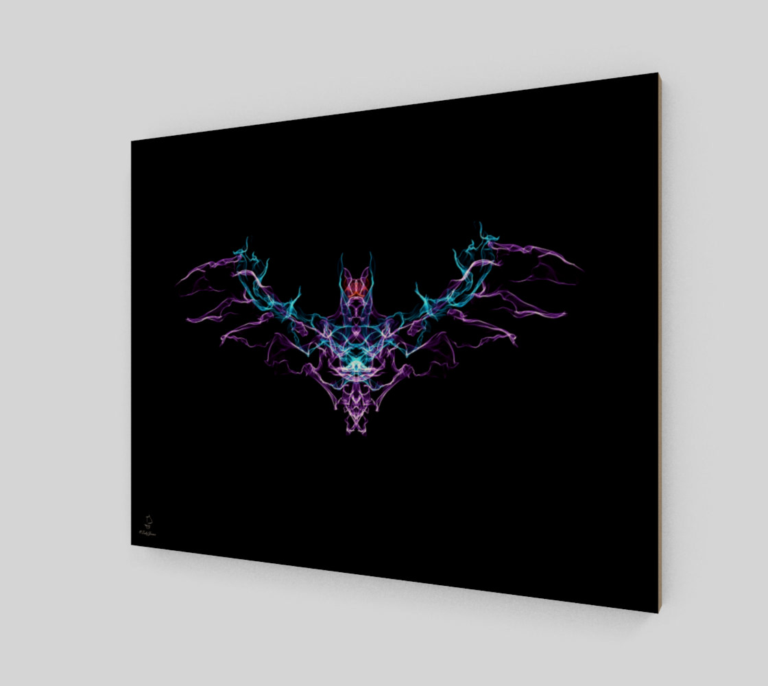 Aperçu de Bat Crazy Gothic Art Print by Tabz Jones #2