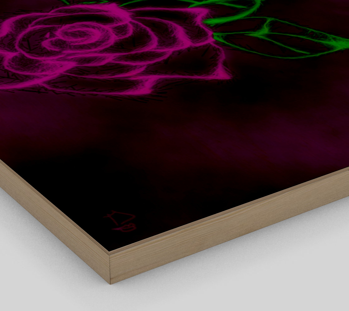 Aperçu de Fractal Rose fantasy art print by Tabz Jones #3