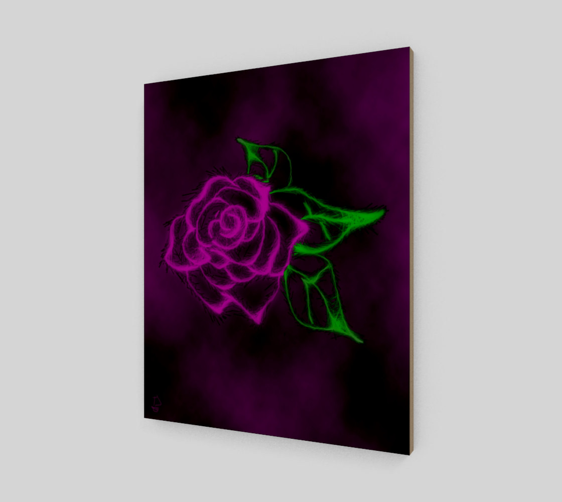 Aperçu de Fractal Rose fantasy art print by Tabz Jones #2