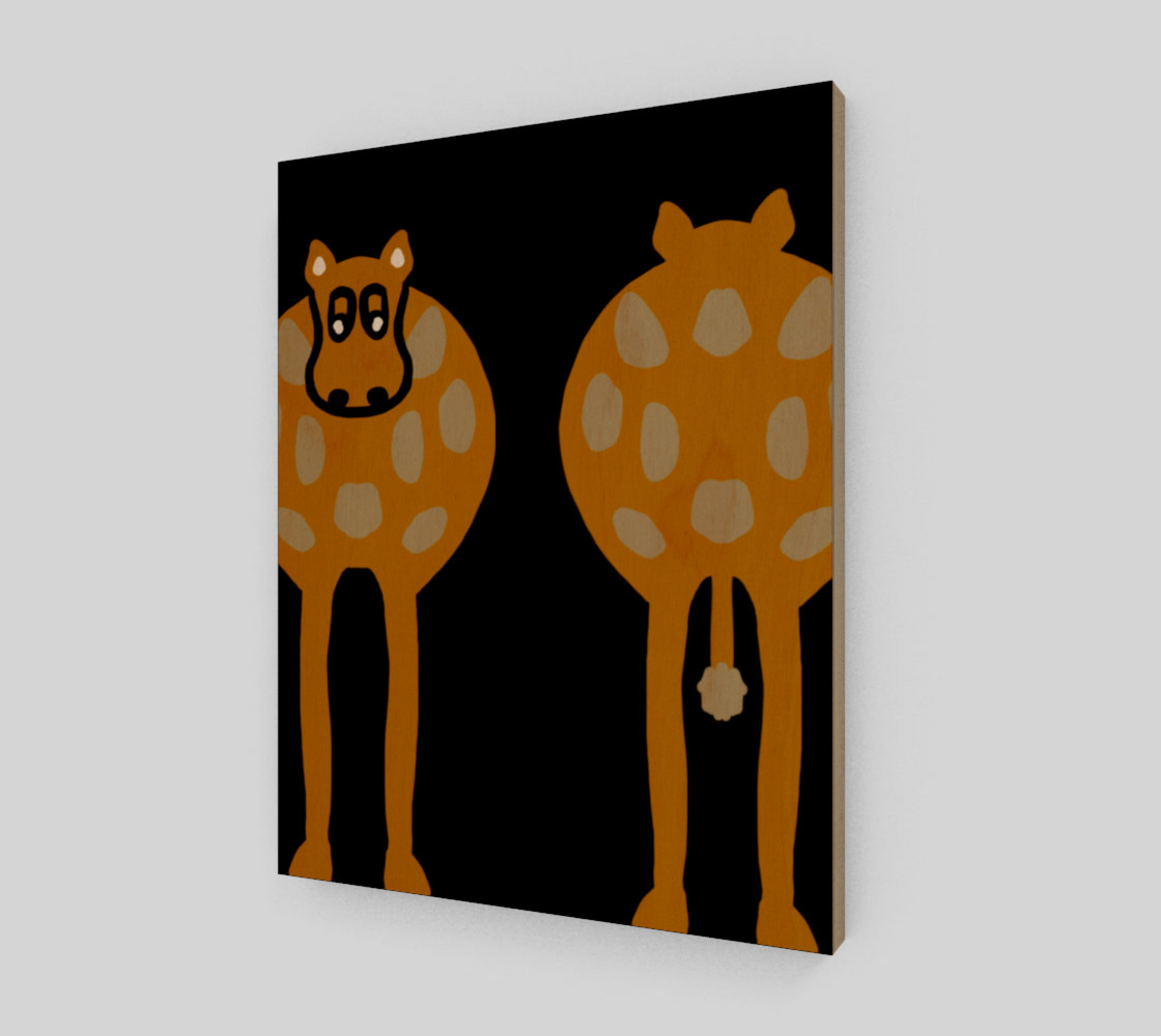 Silly Cow Wall Art 11" x 14" preview #1
