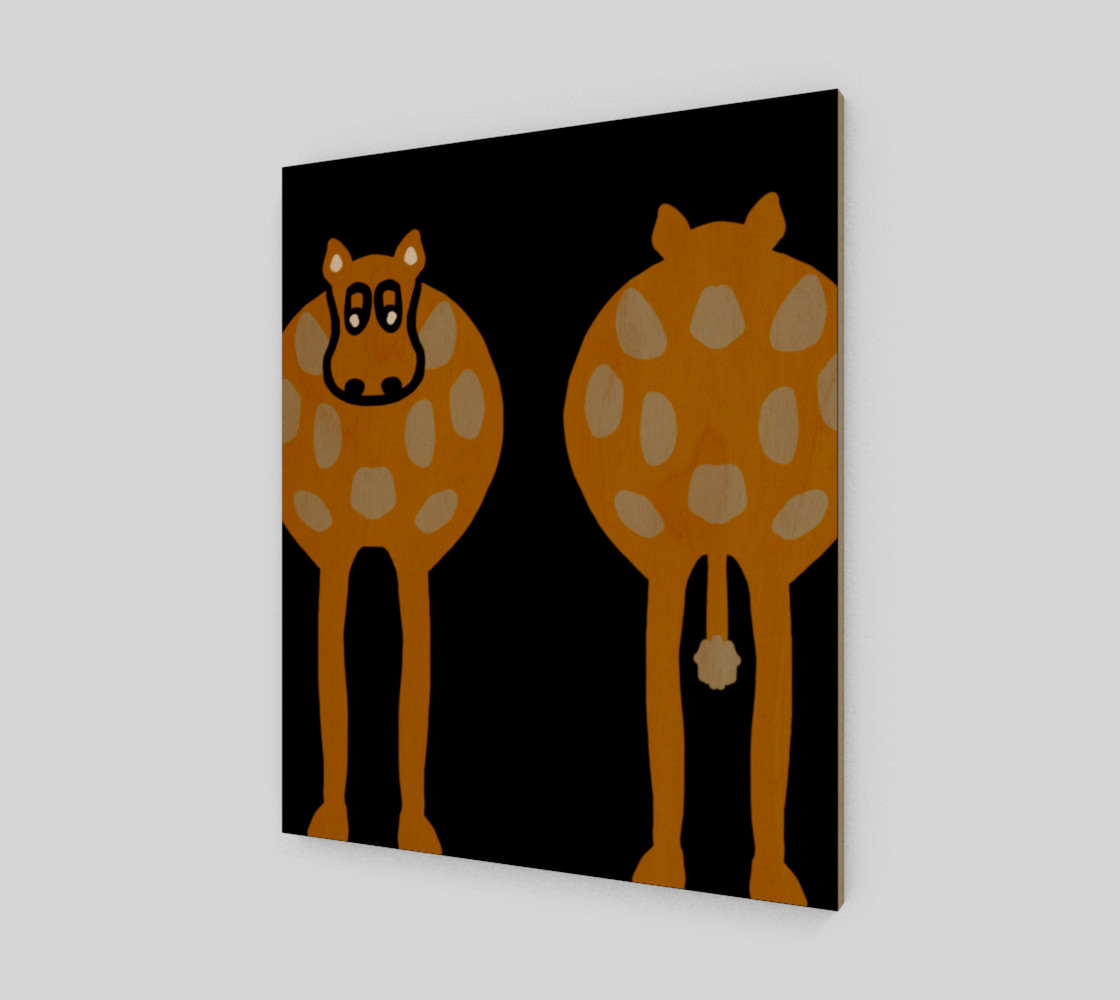 Silly Cow Wall Art 20" x 24" preview #1