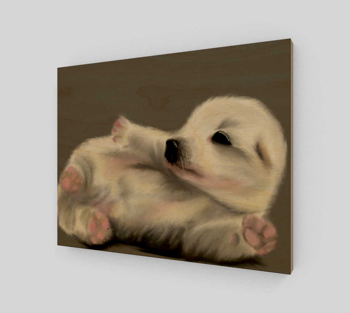 Adorable Puppy Wall Art 14" x 11" 3D preview