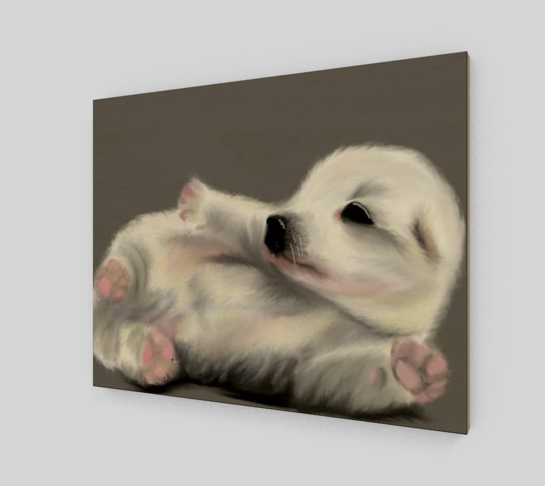 Adorable Puppy Wall Art 20" x 16" preview #2