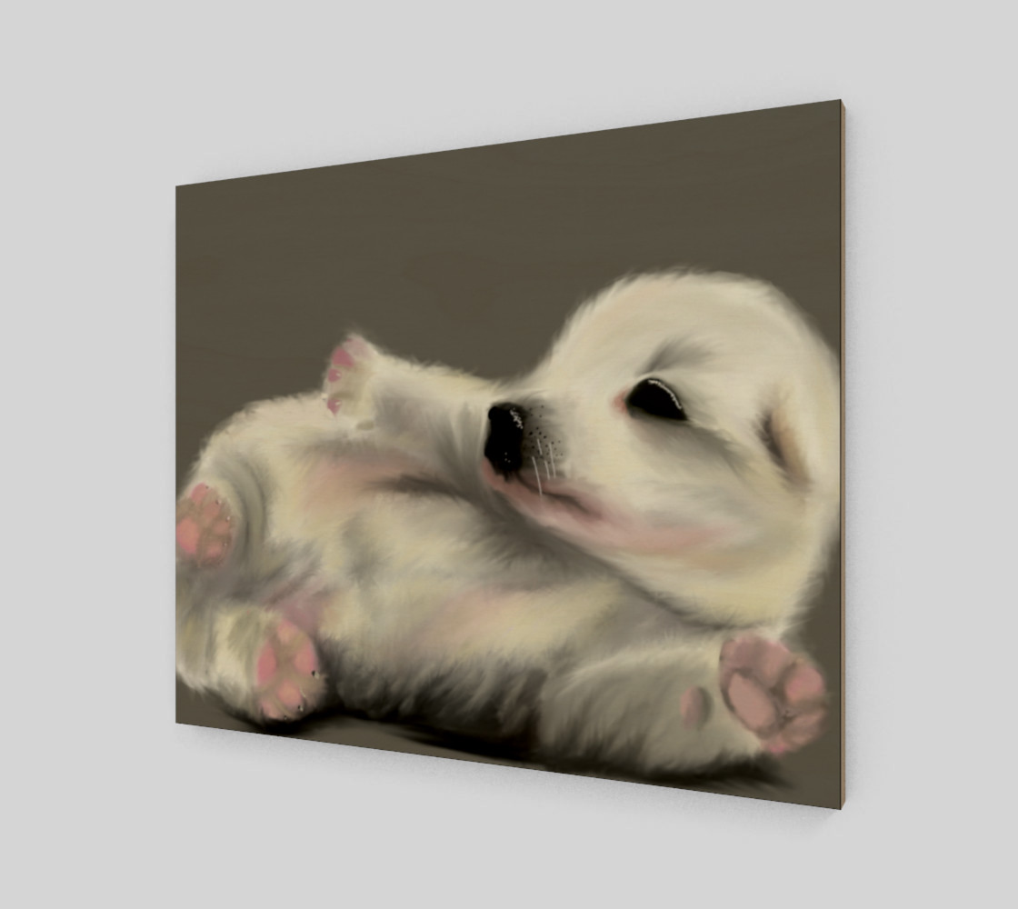 Aperçu de Adorable Puppy Wall Art 24" x 20" #2