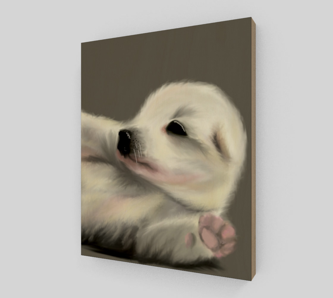 Adorable Puppy Wall Art 8" x 10" preview #2