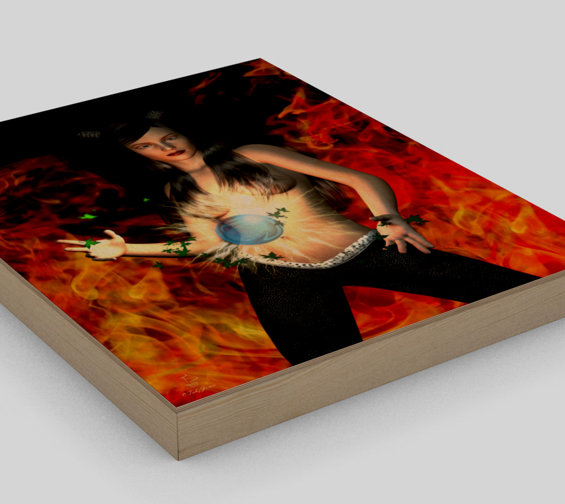 Elemental Magick fantasy pinup by Tabz Jones preview #3