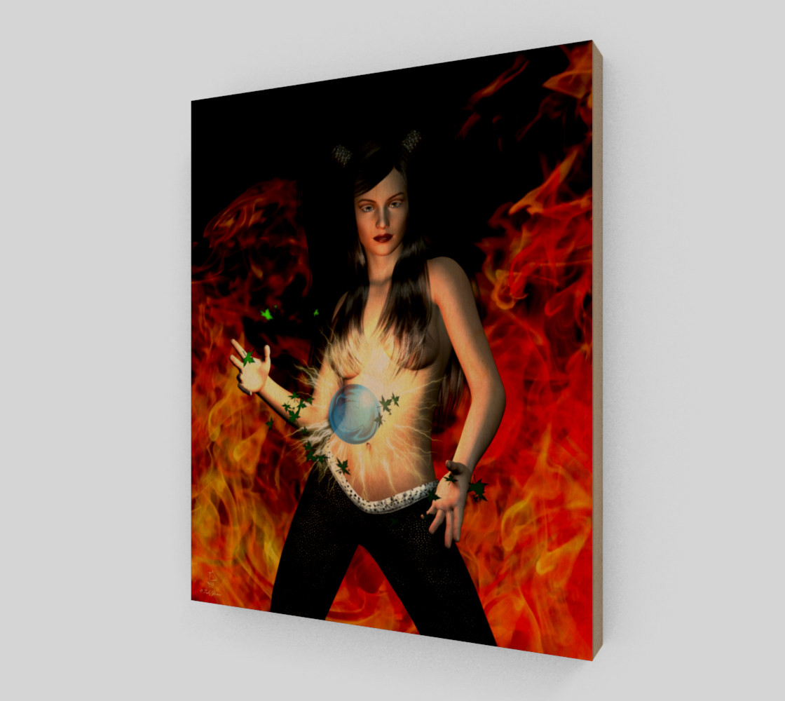 Elemental Magick fantasy pinup by Tabz Jones preview #1