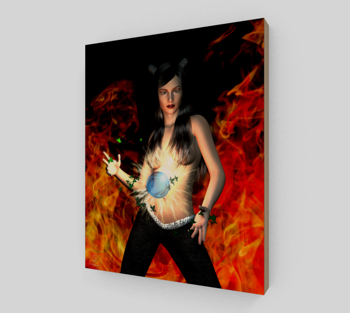 Elemental Magick fantasy pinup by Tabz Jones preview #2