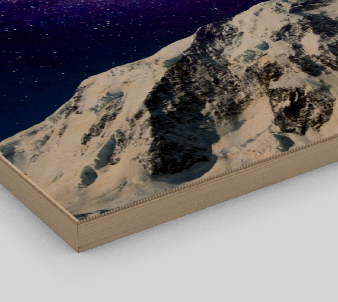 Snow + Galaxy Art Print preview #3