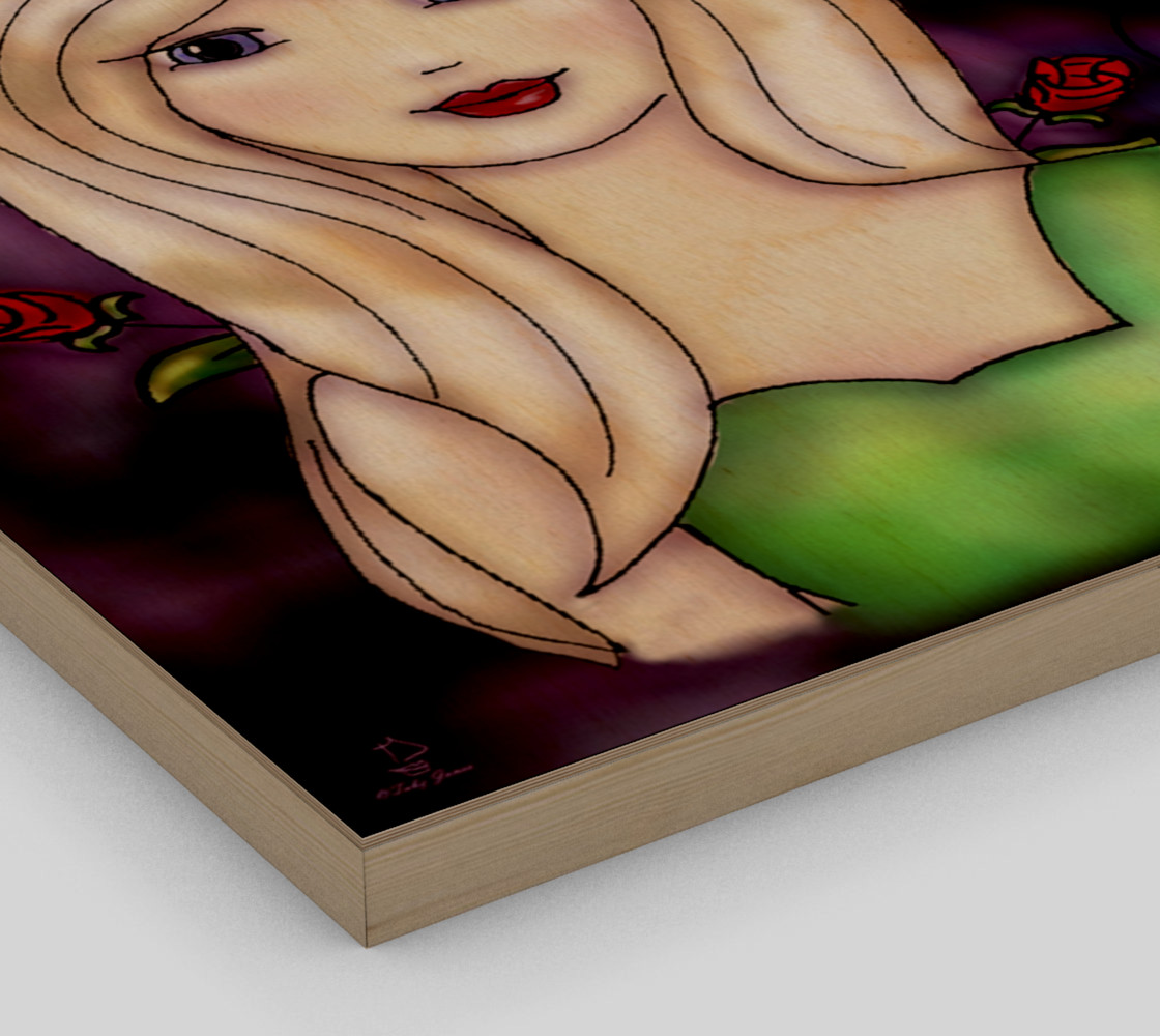 Rose fantasy art print by Tabz Jones preview #3