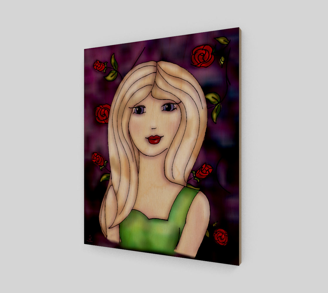 Rose fantasy art print by Tabz Jones preview #1
