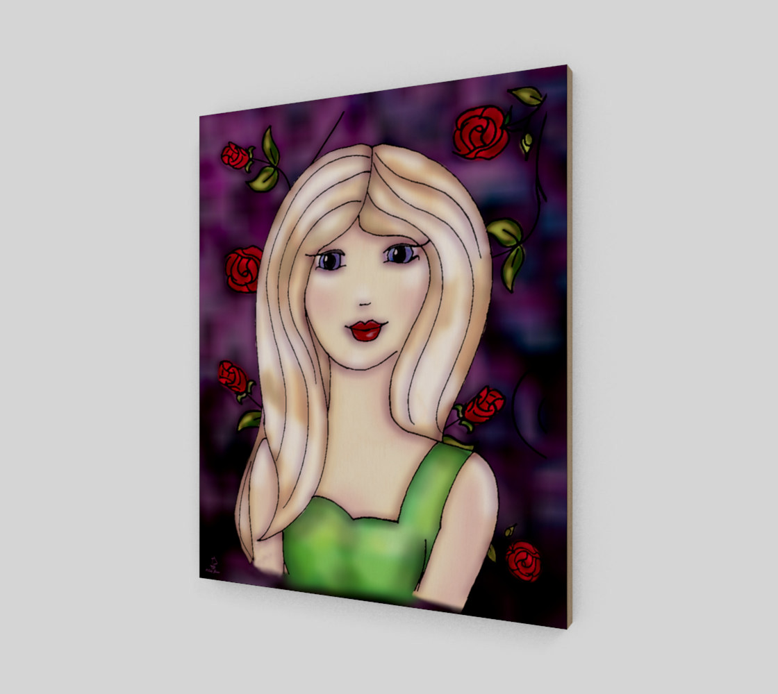 Rose fantasy art print by Tabz Jones preview #2