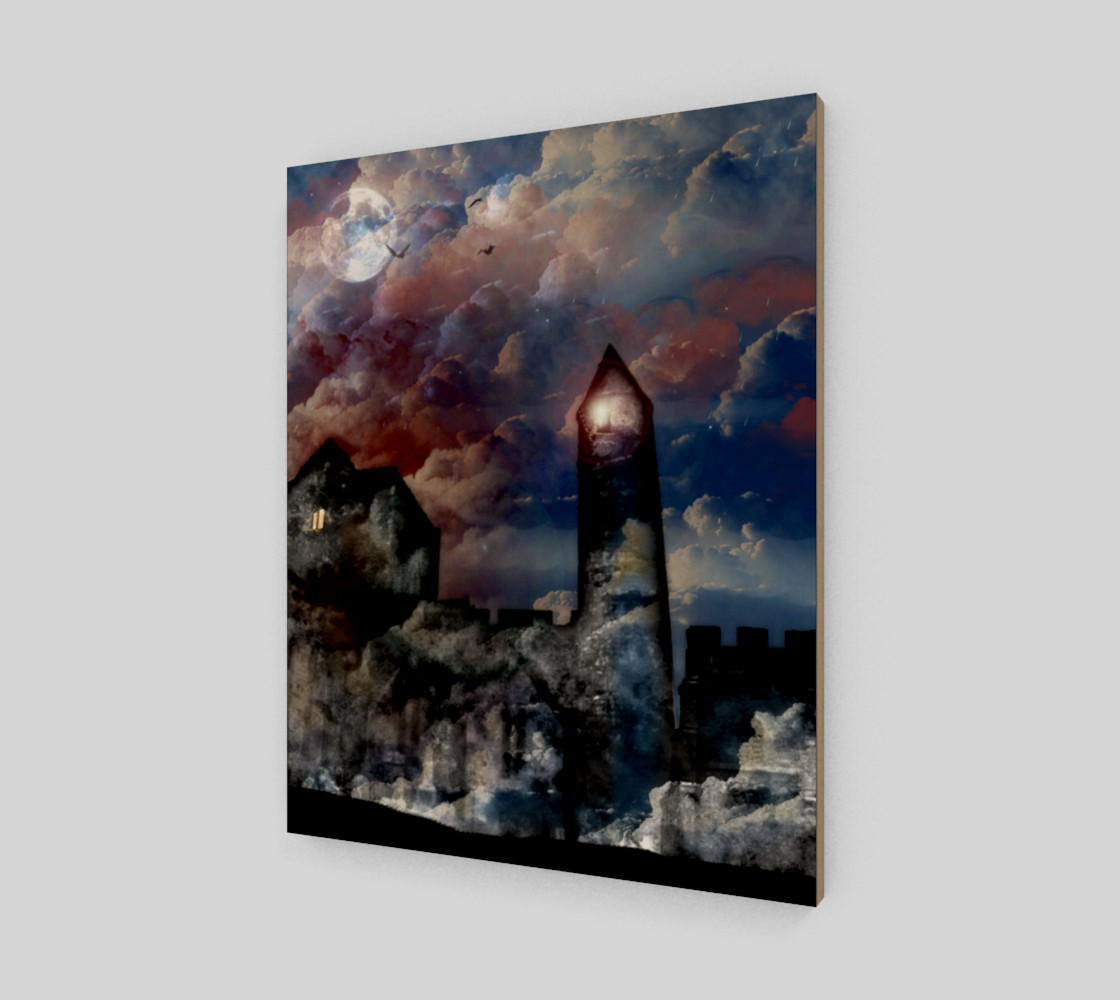 Aperçu de Ghost Light fantasy goth art print by Tabz Jones #2