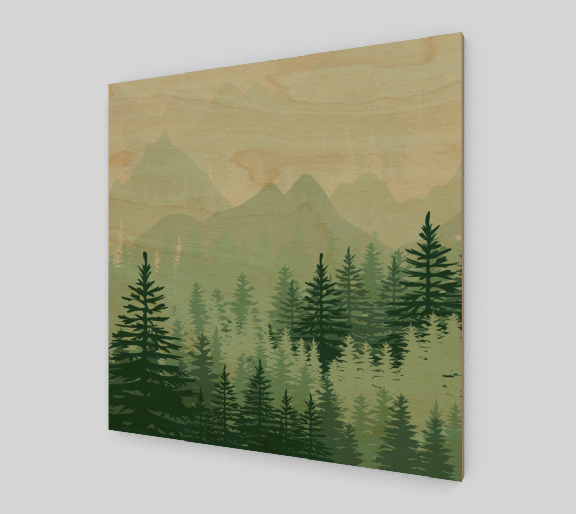 Forest Pine Art Print preview #1