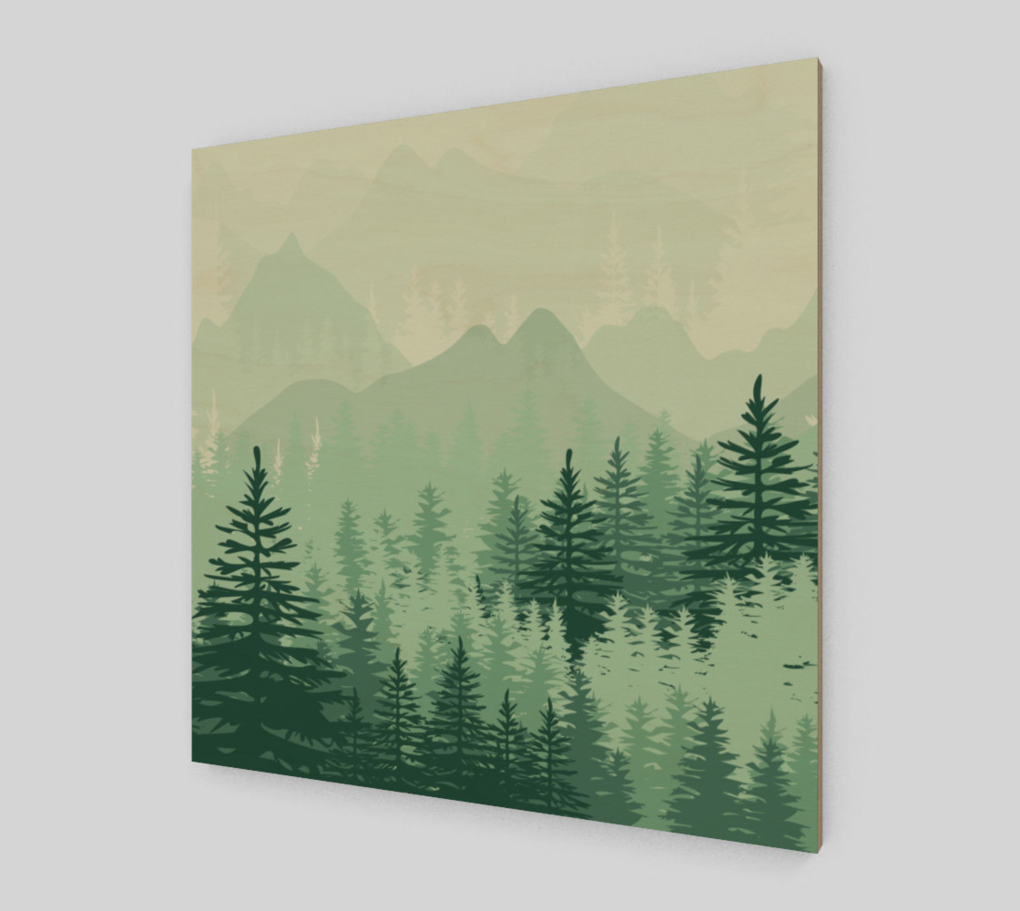 Forest Pine Art Print preview #2