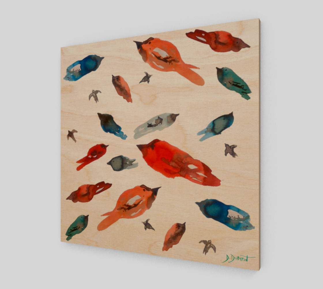 Wall art Little Fish Birds preview #1