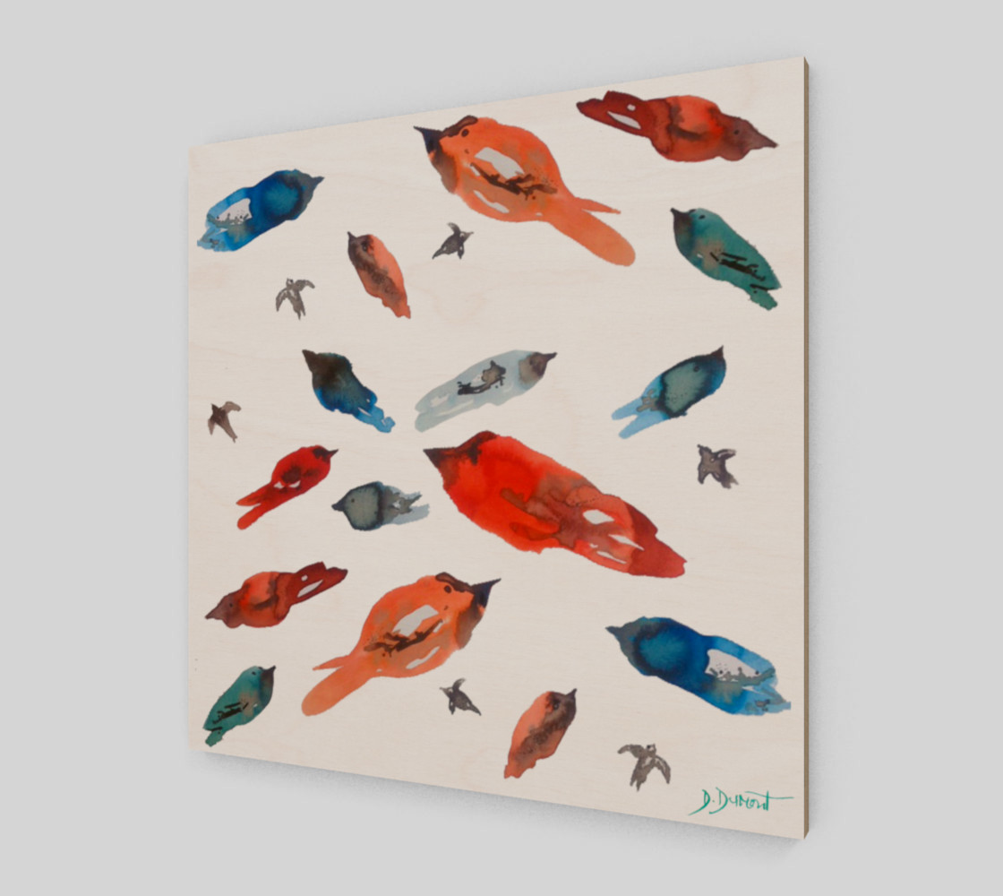 Wall art Little Fish Birds preview #2