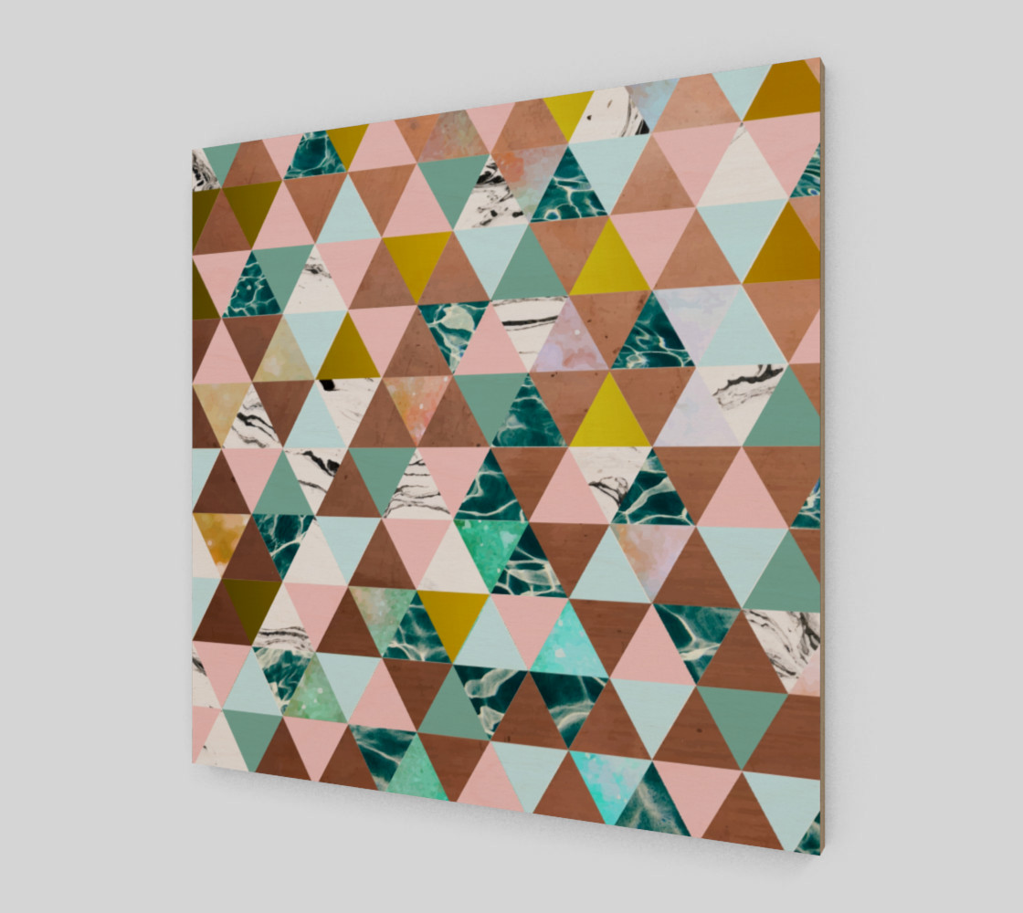 Life in a Pattern Wood Print preview #2