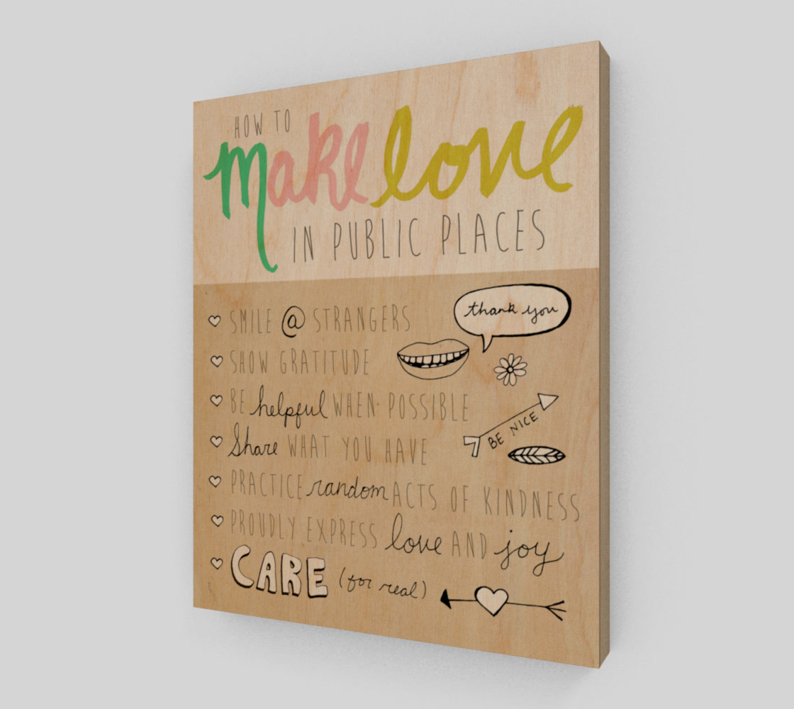 Make Love in Public 8x10 preview #1