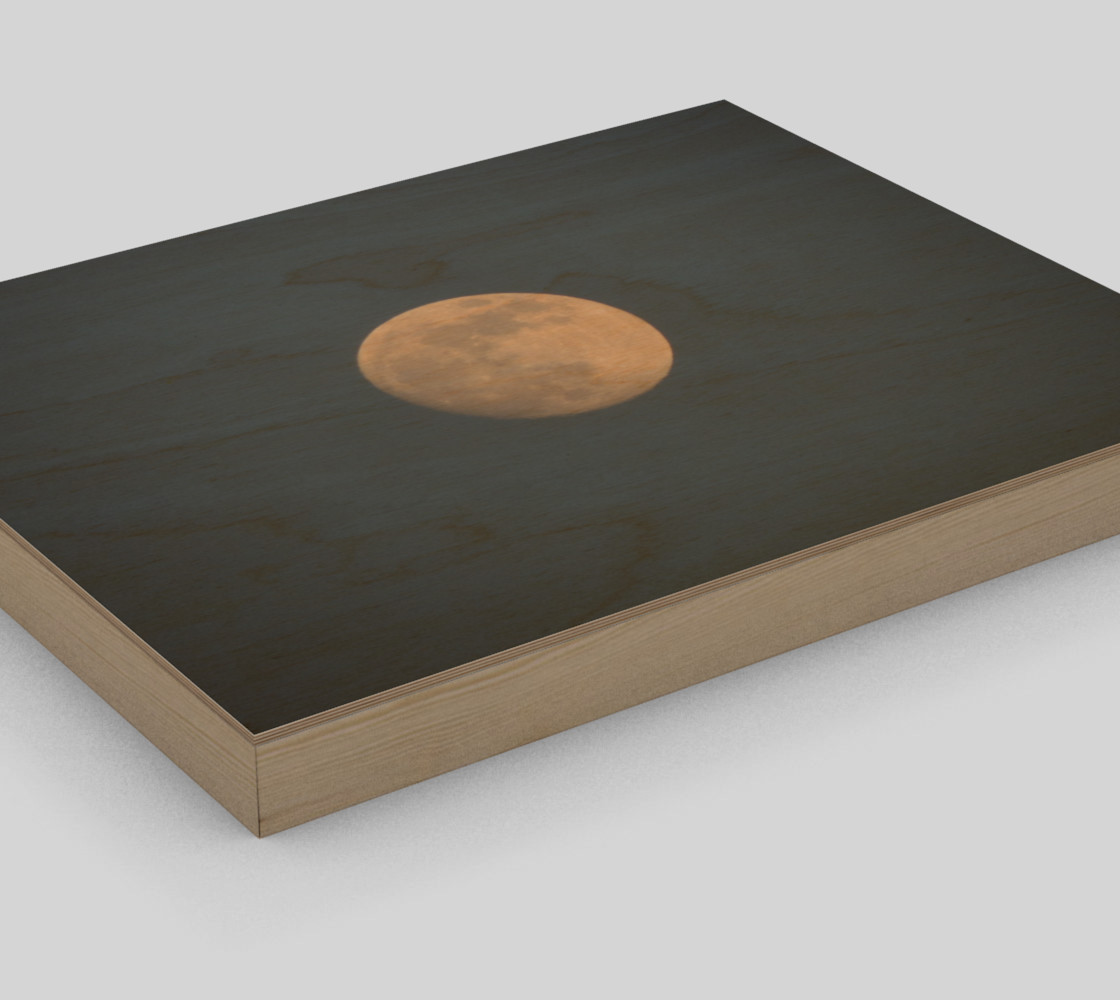 Moon and blue sky Art Print preview #3