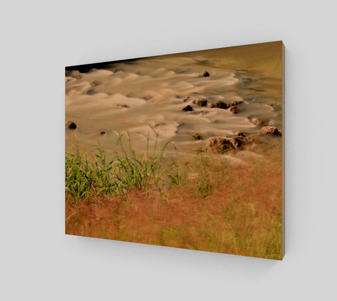 Dancing Autumn Grass By The Silky River Bank preview #1