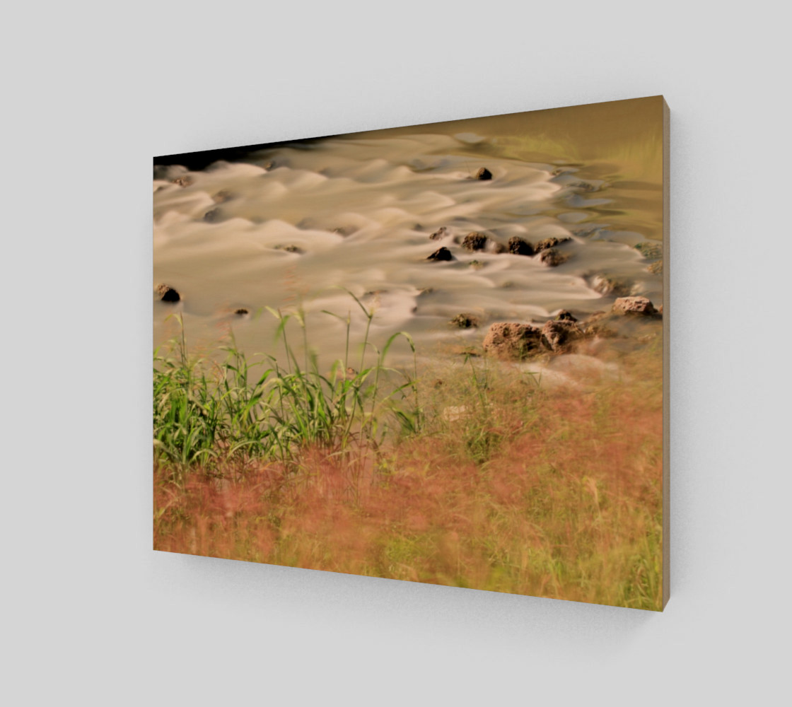 Dancing Autumn Grass By The Silky River Bank preview #2