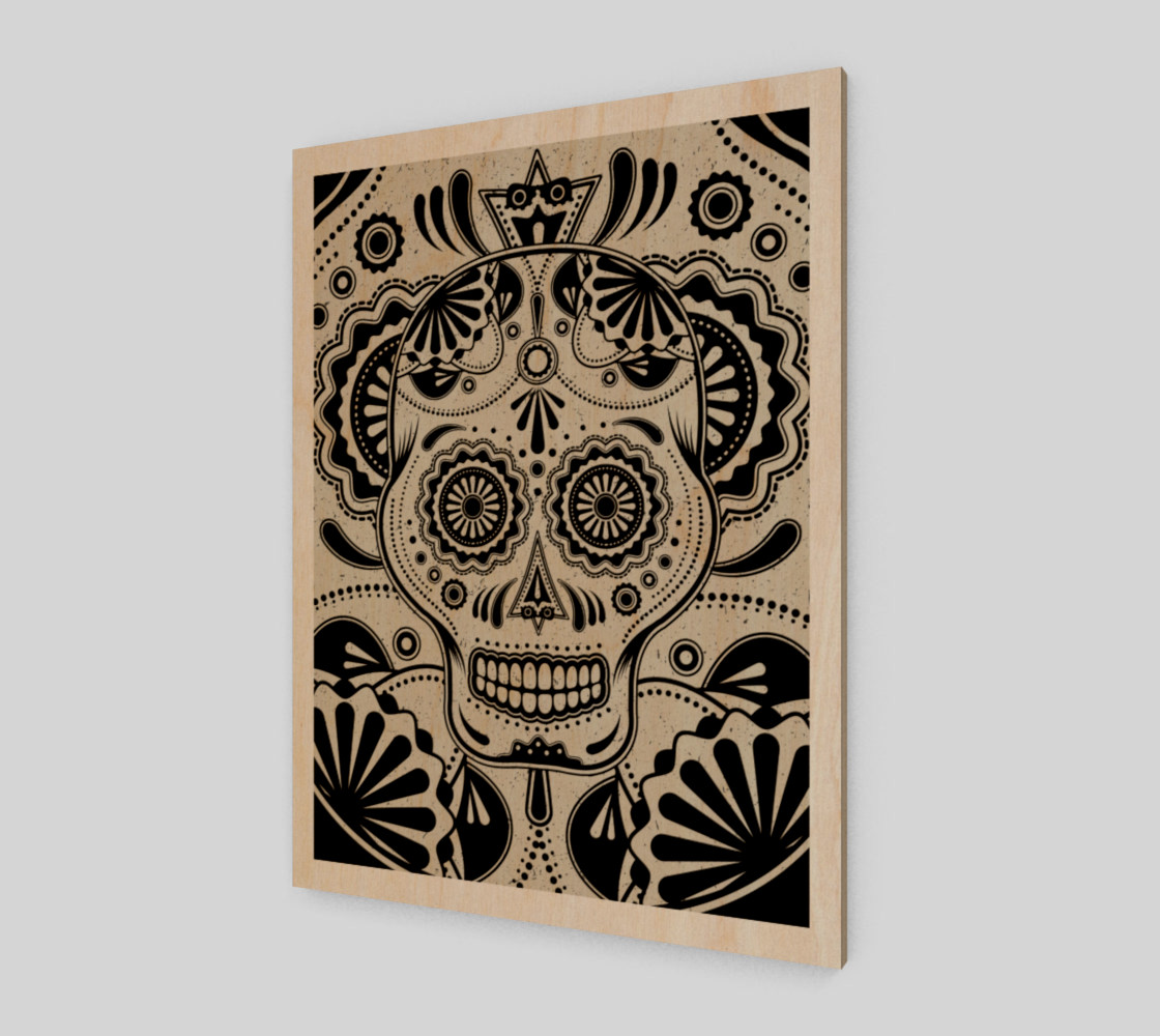 Sugar Skull Aztec Art preview #1