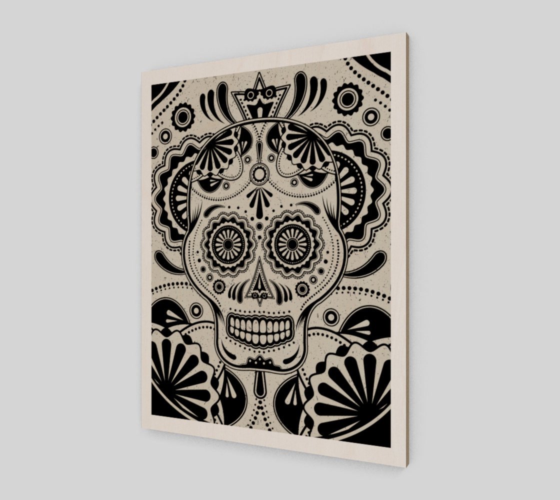 Sugar Skull Aztec Art preview #2
