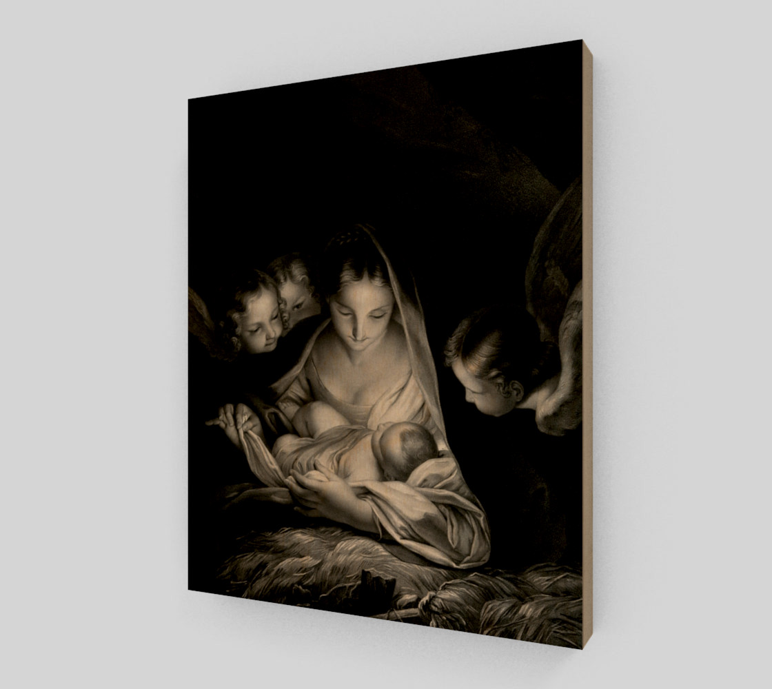 Aperçu de The Nativity, Birth of Jesus, Mother Mary and Angels Credit Wellcome Library London #1