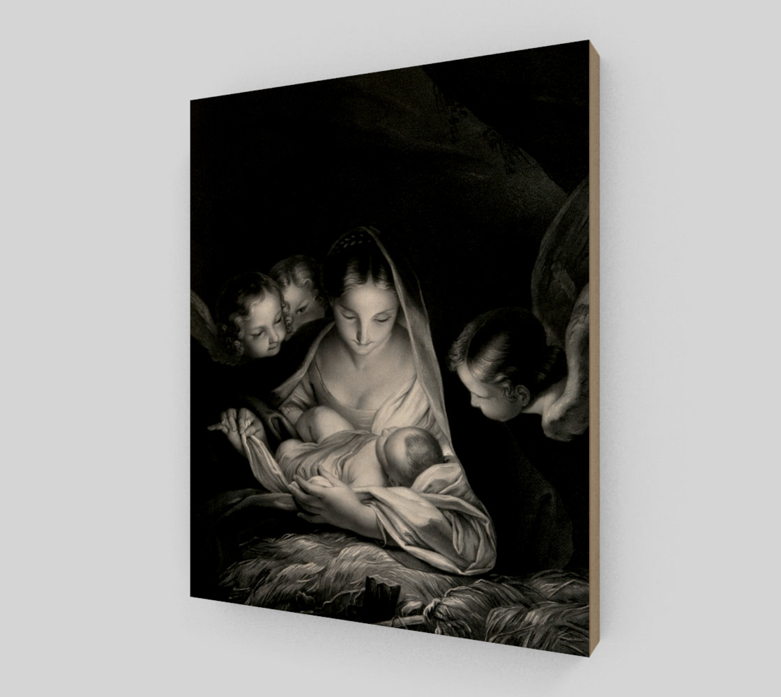 Aperçu de The Nativity, Birth of Jesus, Mother Mary and Angels Credit Wellcome Library London #2