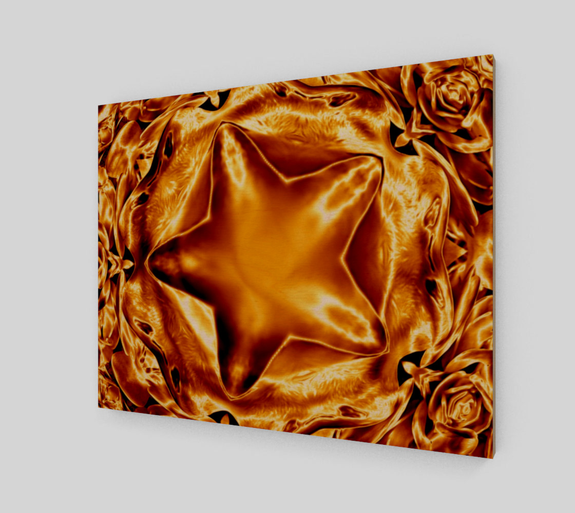 Elegant Shiny Copper Gold Star preview #1