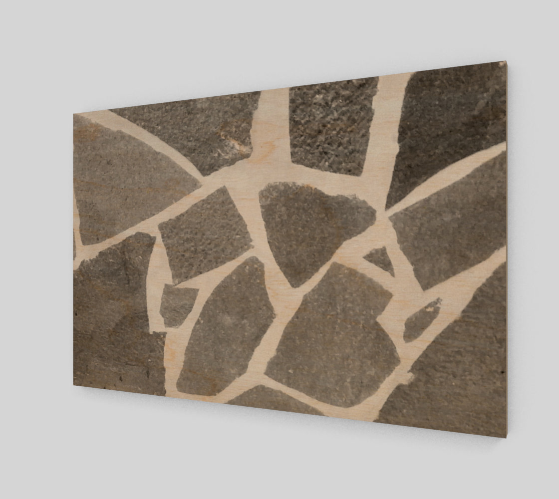 Gray White Stone Mosaic Pattern preview #1