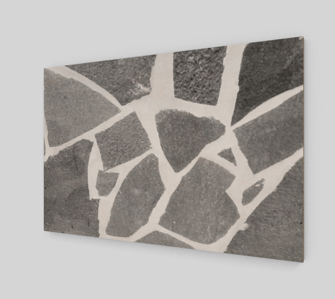 Gray White Stone Mosaic Pattern preview #2