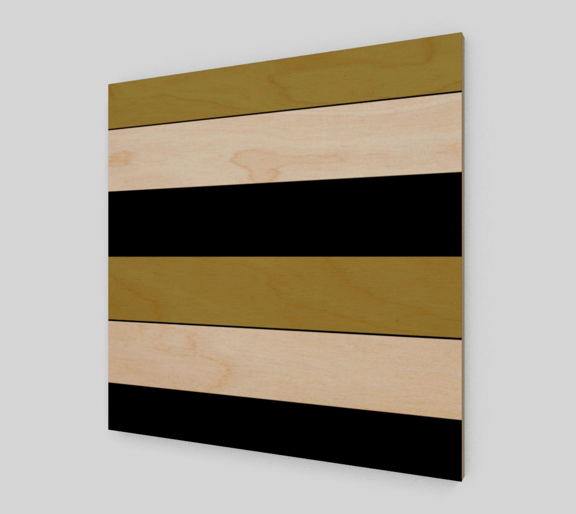 Elegant Black White Brown Gold Stripes Pattern preview #1