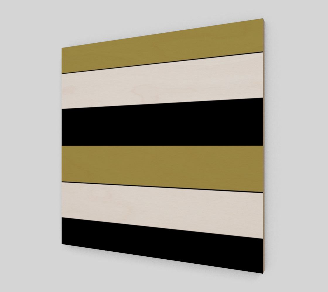 Elegant Black White Brown Gold Stripes Pattern preview #2