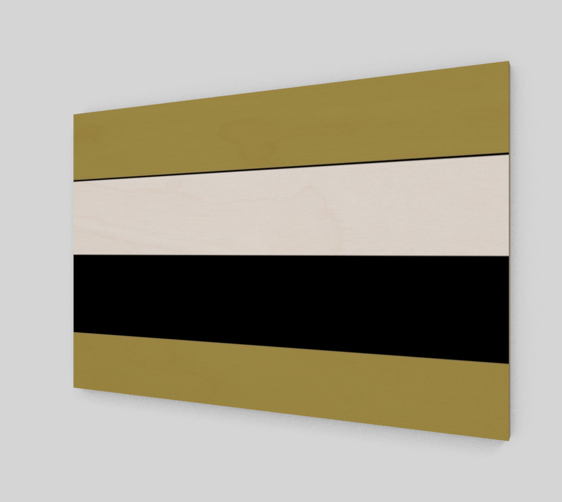 Elegant Black White Brown Gold Stripes Pattern preview #2
