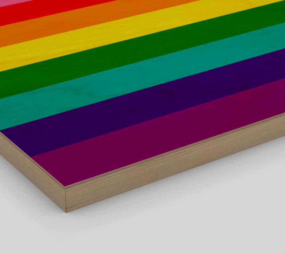 Rainbow Flag Original 8 Stripes Pattern LGBT Pride preview #3