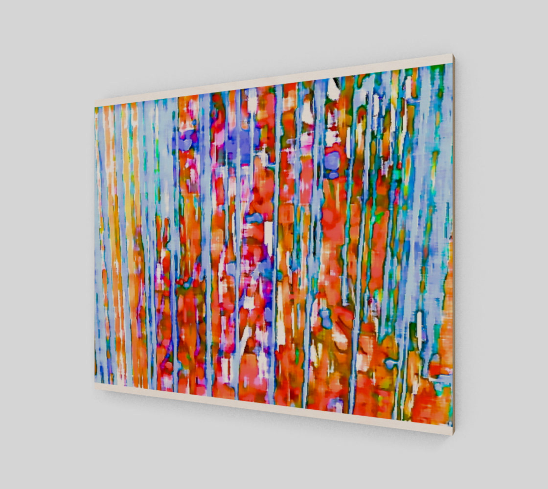 Aperçu de water color in the rain art print large #2