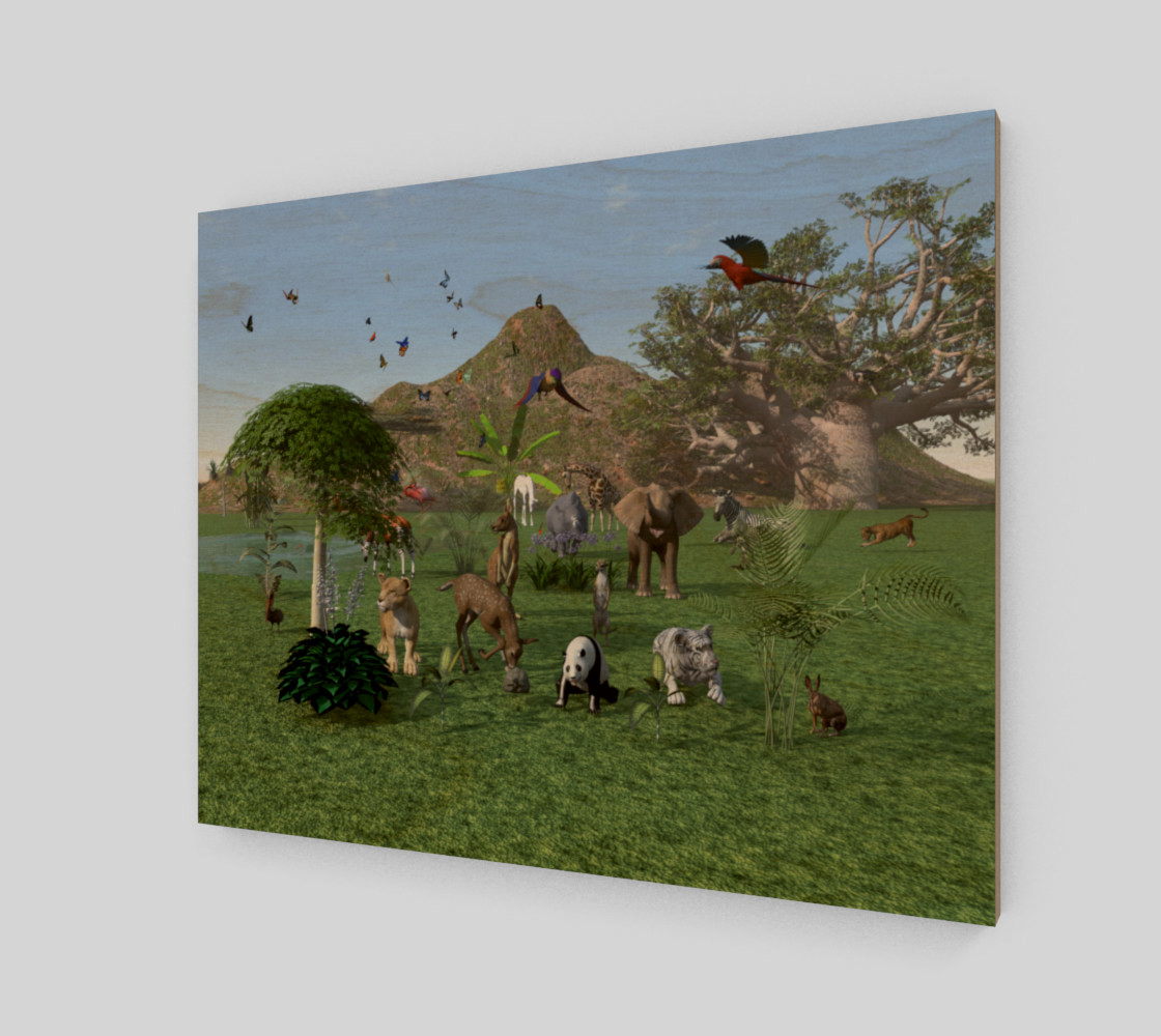 An exotic wild animal scene preview #1