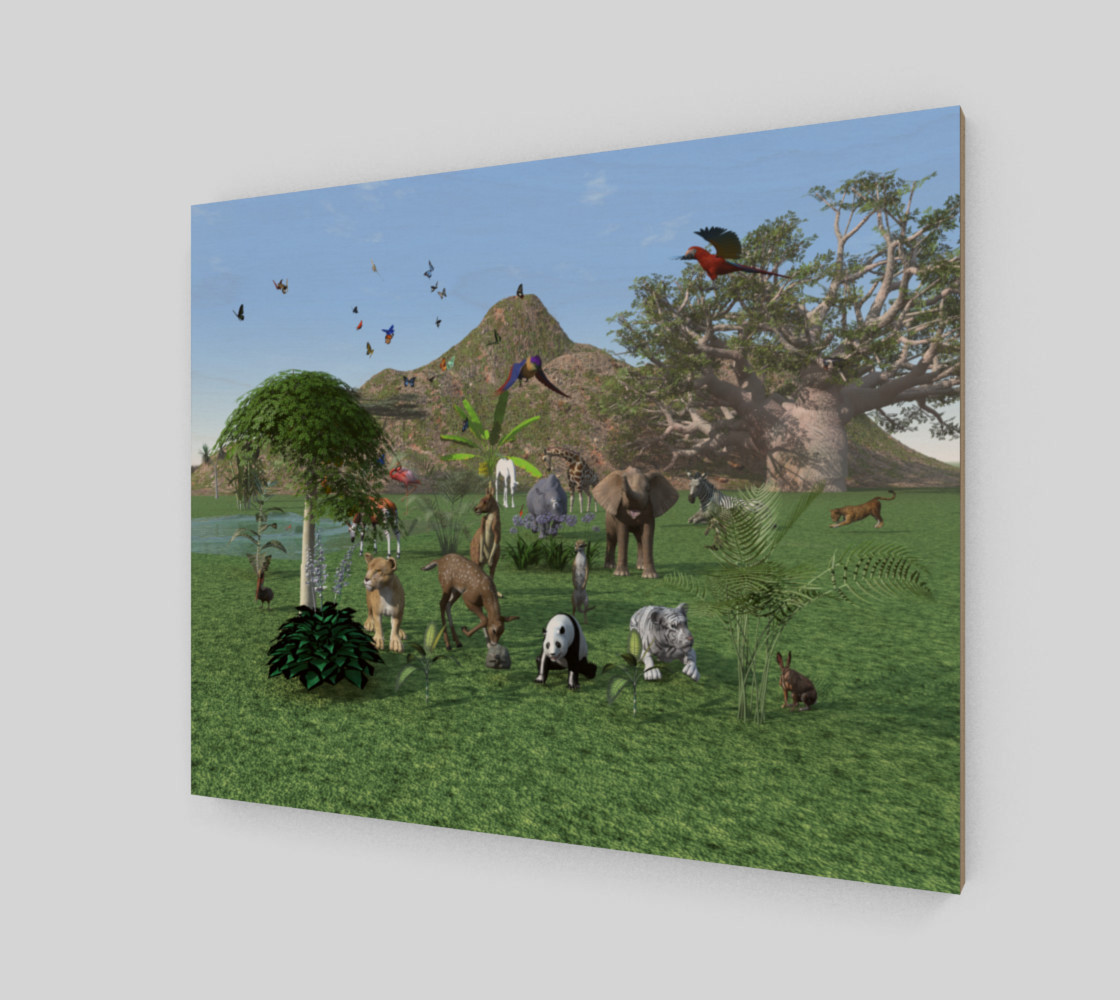 An exotic wild animal scene preview #2