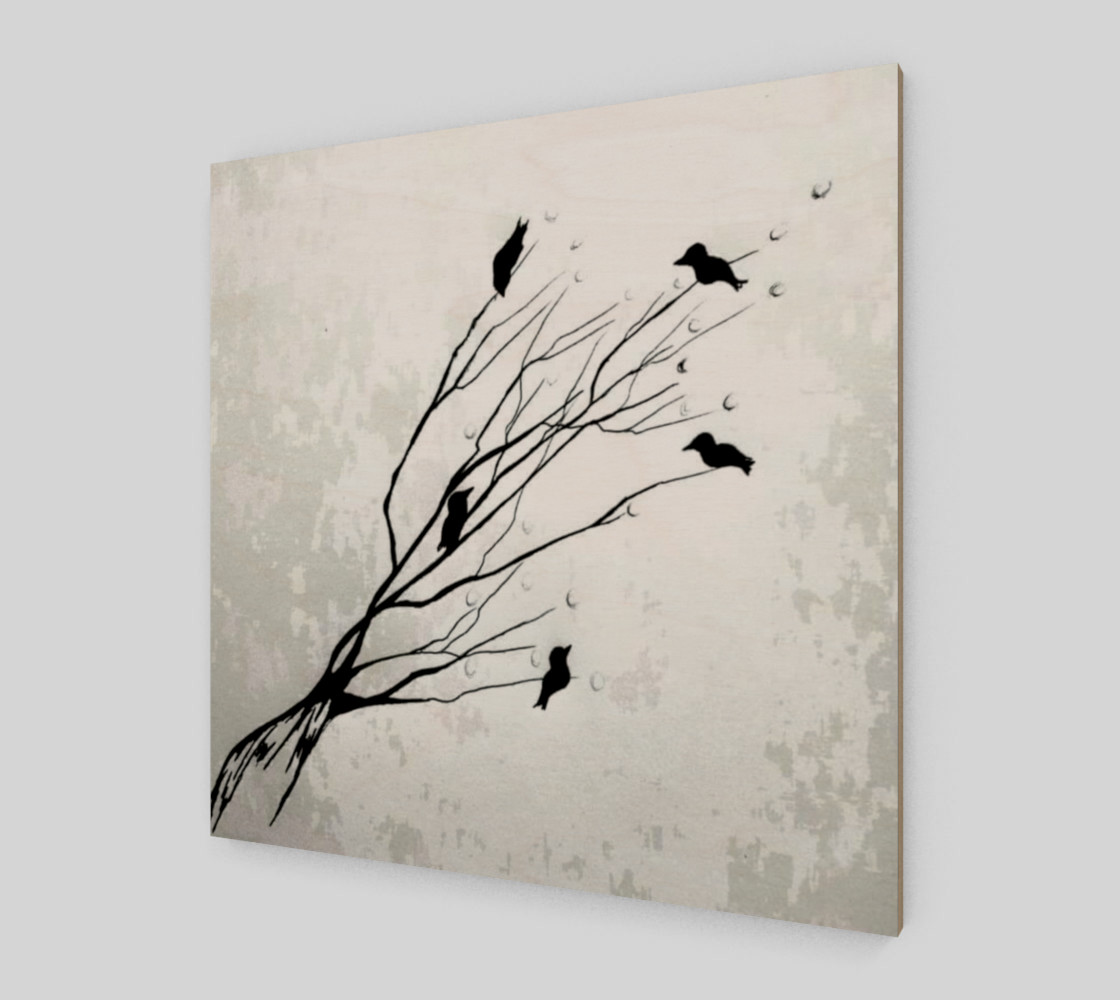 Birds on a branch preview #2