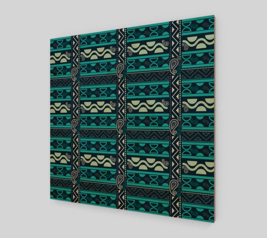 Aperçu de blue ethnic tribal borders #1