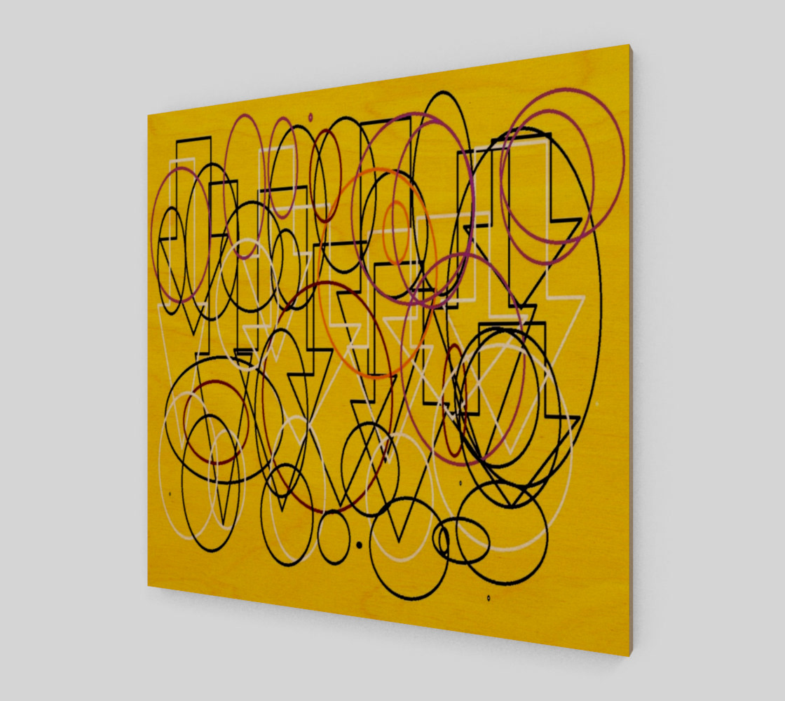 Geometric yellow preview #1