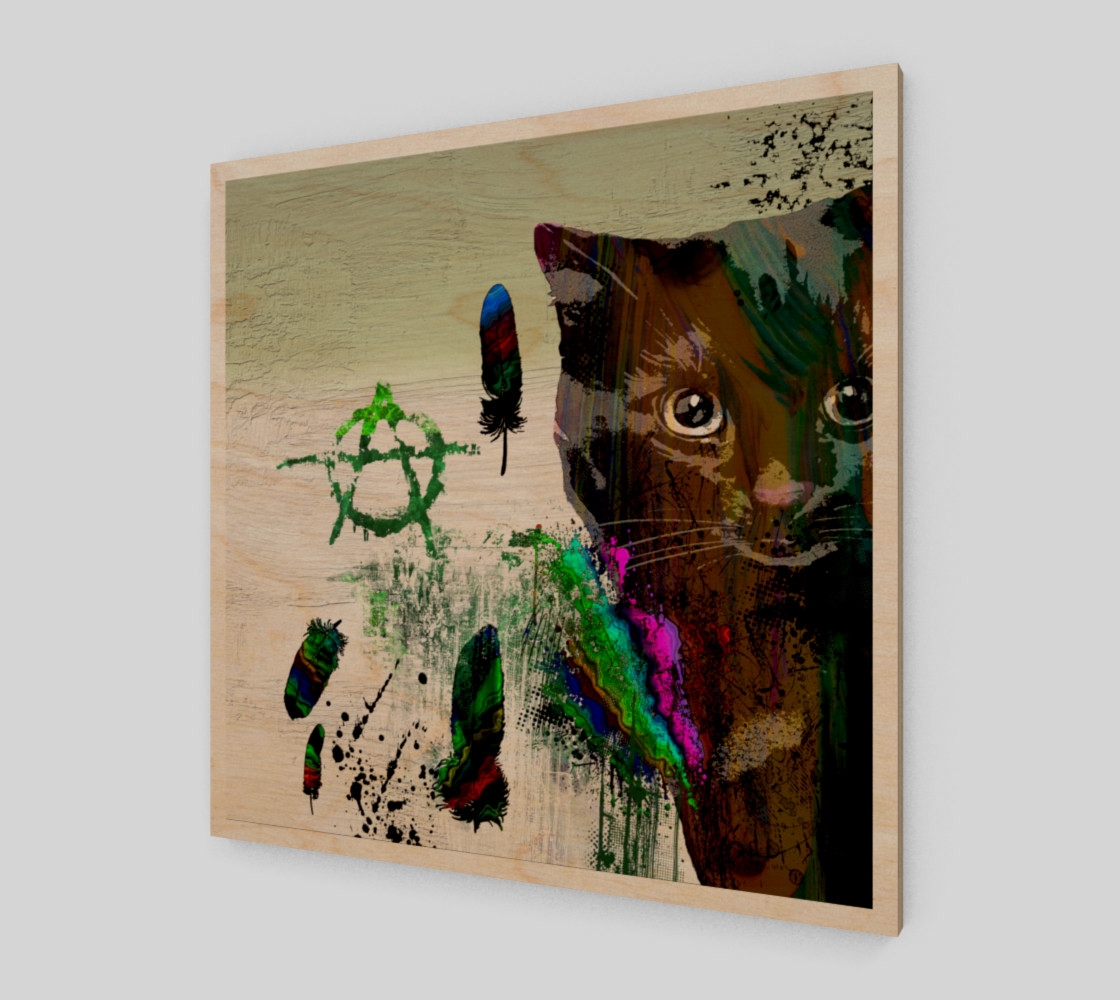 Aperçu de Cat №2 Wall Art Print #1