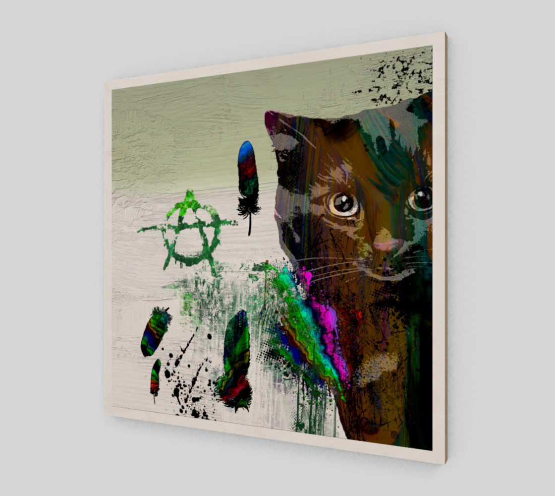 Aperçu de Cat №2 Wall Art Print #2